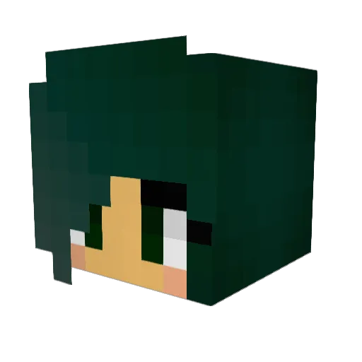 SianAF148 Minecraft avatar head, 3D render