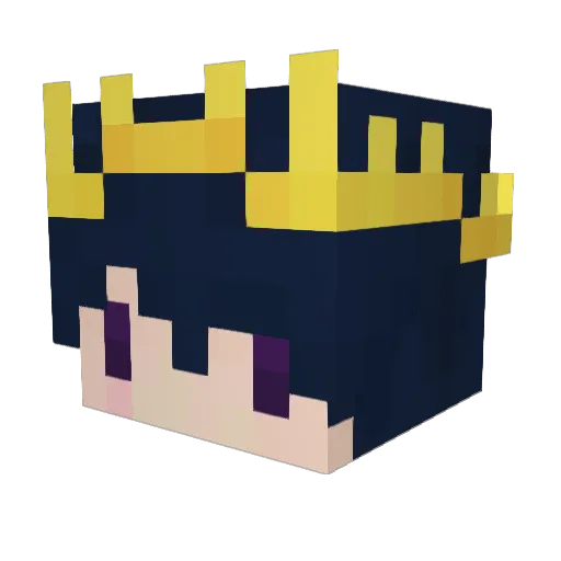 SianPT Minecraft avatar head, 3D render
