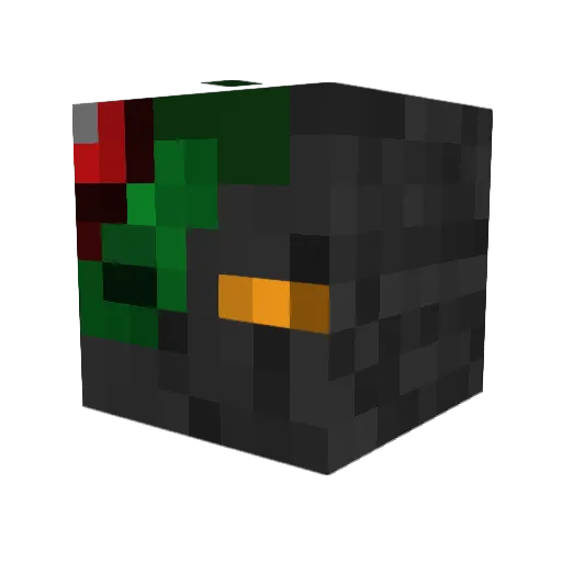 SianSaparo Minecraft avatar head, 3D render