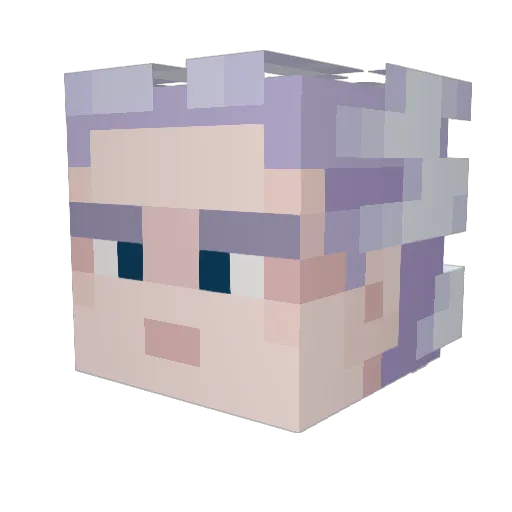 SianoAnimator Minecraft avatar head, 3D render