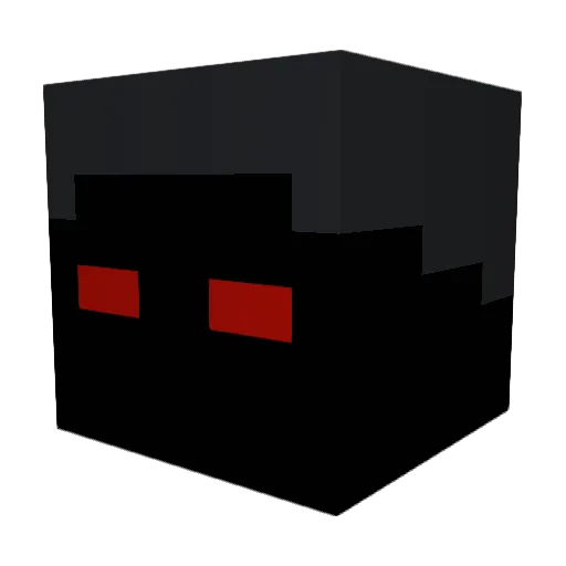 Siayer7 Minecraft avatar head, 3D render