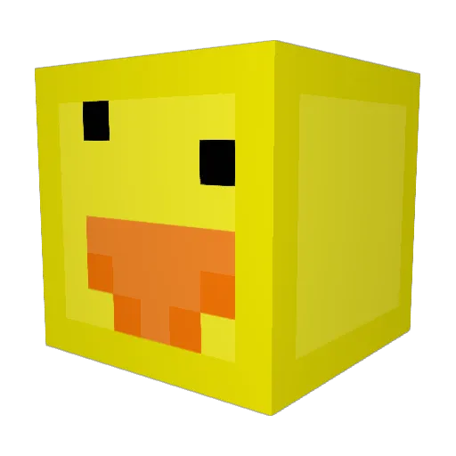 Sibadee2013 Minecraft avatar head, 3D render