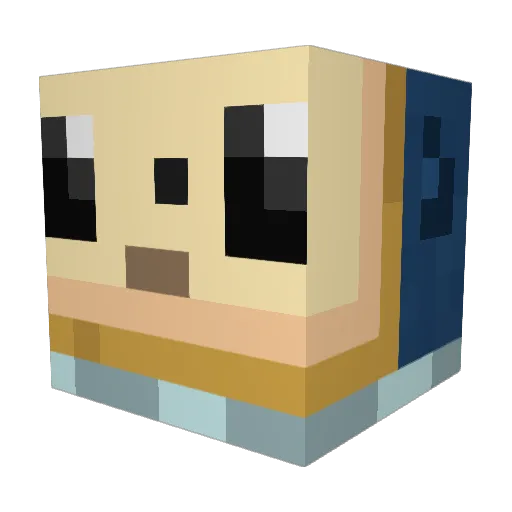 SibbieLee113 Minecraft avatar head, 3D render