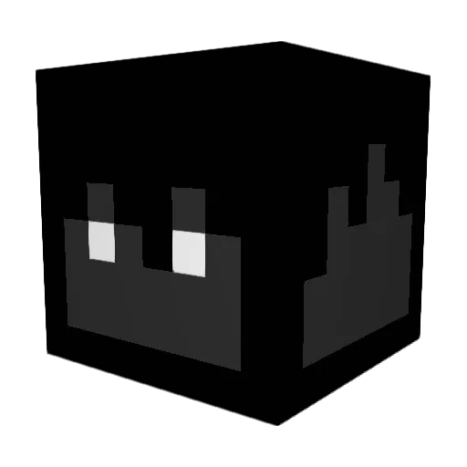 Sibejf Minecraft avatar head, 3D render
