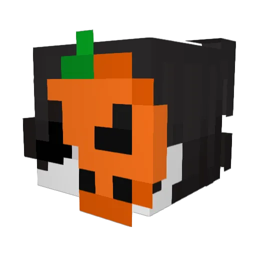 SiberPoh Minecraft avatar head, 3D render