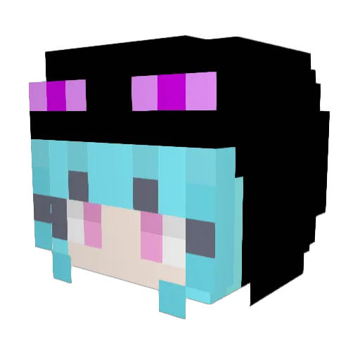 Siberian_Beet Minecraft avatar head, 3D render