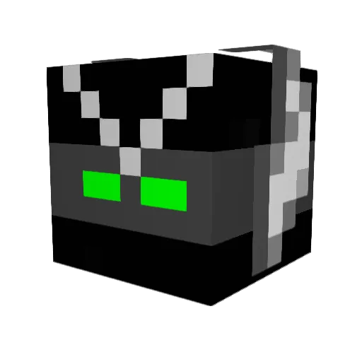 Sibstol Minecraft avatar head, 3D render