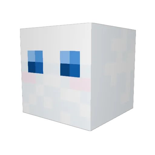 SibuStar Minecraft avatar head, 3D render