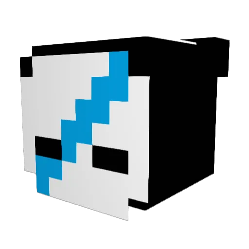 Sibz_77 Minecraft avatar head, 3D render