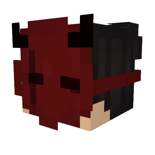 SicMan_ Minecraft avatar head, 3D render