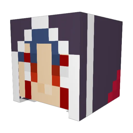 Sicara9 Minecraft avatar head, 3D render