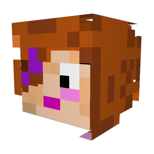 Sicarii71 Minecraft avatar head, 3D render