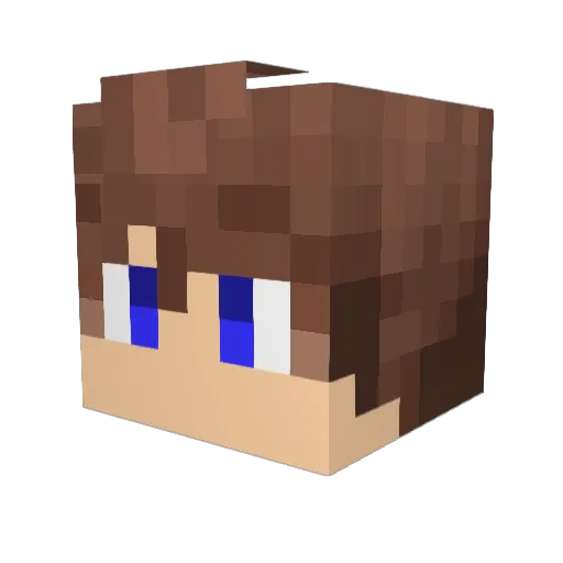 SickMyDuckx Minecraft avatar head, 3D render