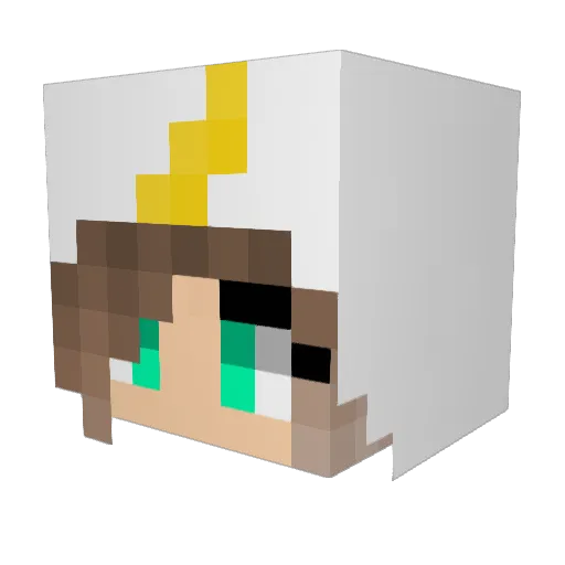 Sick_Nurd Minecraft avatar head, 3D render