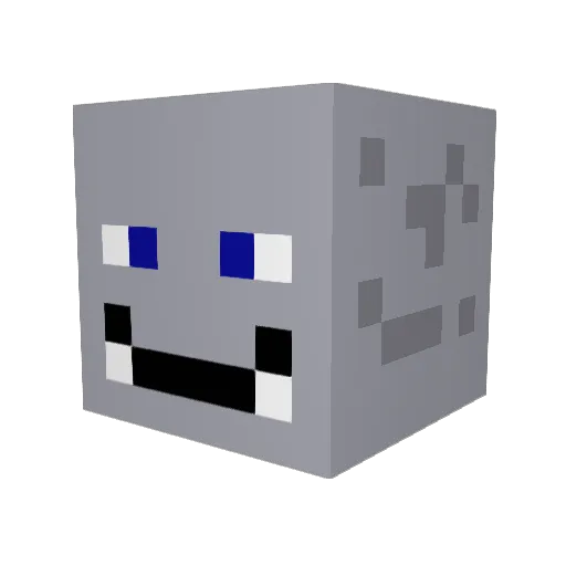 Sick_Shark_Mark Minecraft avatar head, 3D render