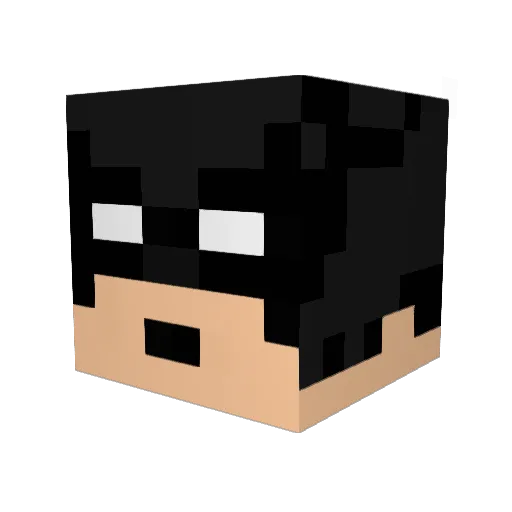 Sick_Viper Minecraft avatar head, 3D render