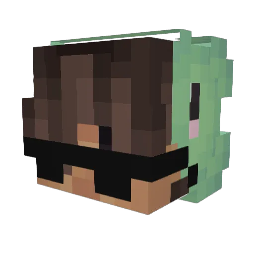Sick_marco Minecraft avatar head, 3D render