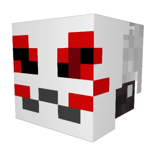 Sickeningmullet Minecraft avatar head, 3D render