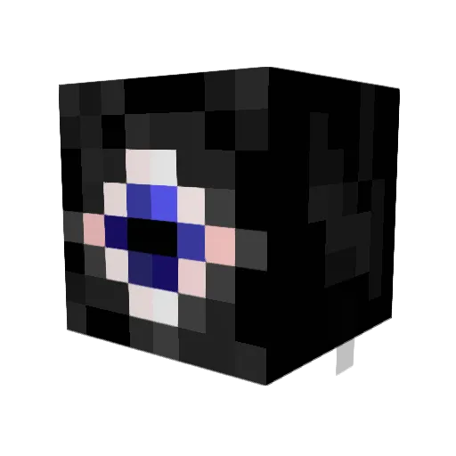 Sickeyduh Minecraft avatar head, 3D render