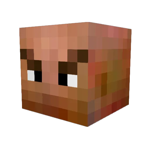 Sickguy3 Minecraft avatar head, 3D render