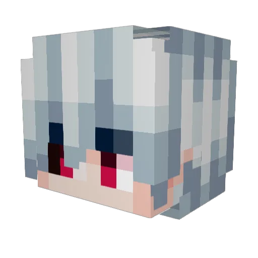 SickleMedic Minecraft avatar head, 3D render