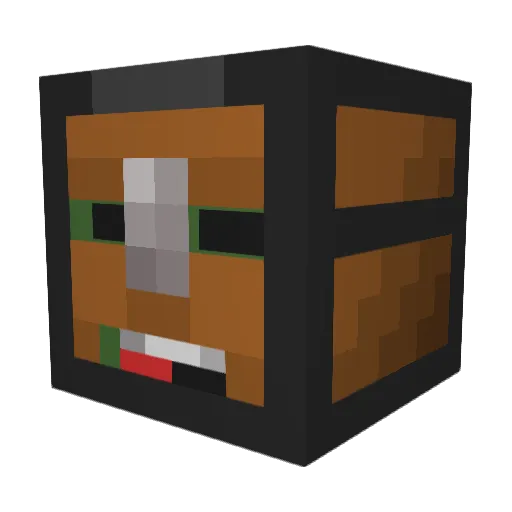 SickleSlick Minecraft avatar head, 3D render