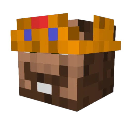 Sicklehavoc Minecraft avatar head, 3D render