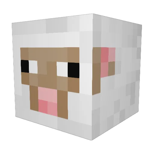 Sickly8945 Minecraft avatar head, 3D render