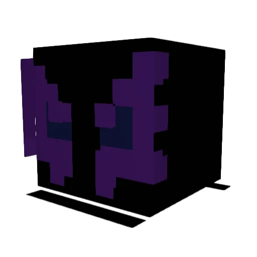 Sickmunds Minecraft avatar head, 3D render