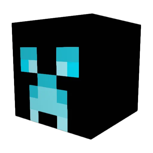 Sickotile Minecraft avatar head, 3D render