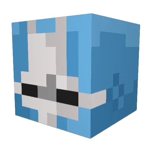 Sicoruin Minecraft avatar head, 3D render