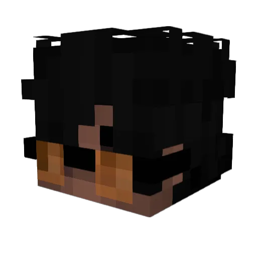 Sicunear Minecraft avatar head, 3D render