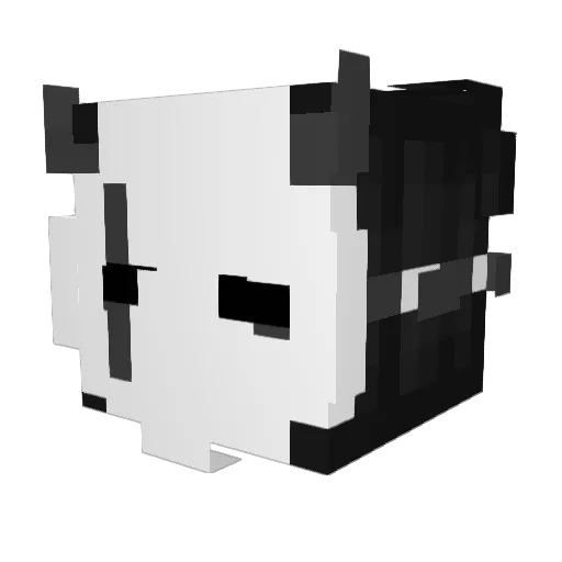 SicuritY Minecraft avatar head, 3D render