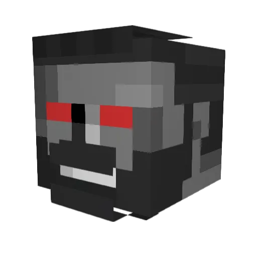 Sid01 Minecraft avatar head, 3D render