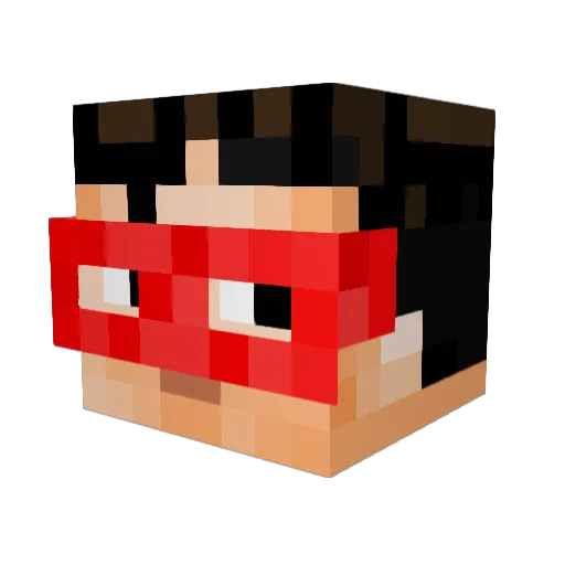 Sid9742 Minecraft avatar head, 3D render