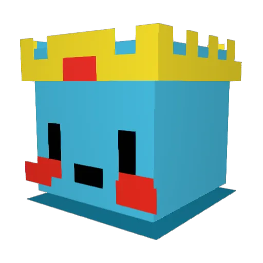 SidTheSlothYT Minecraft avatar head, 3D render