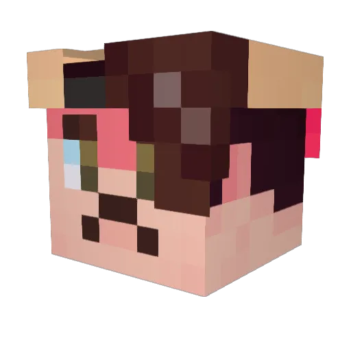 SidTheSultan Minecraft avatar head, 3D render