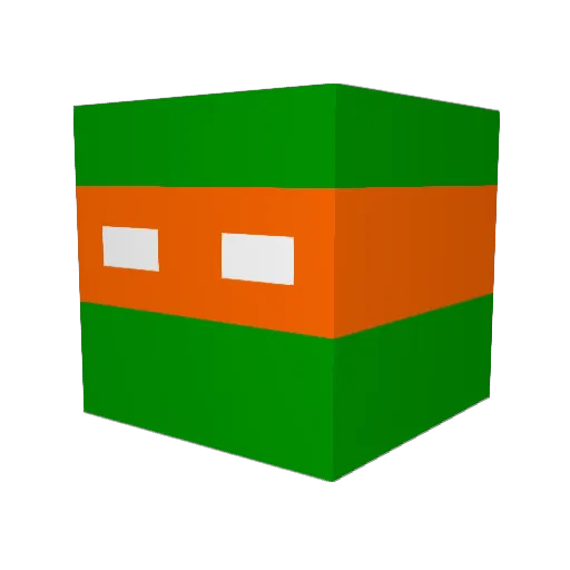 SidWasHere Minecraft avatar head, 3D render