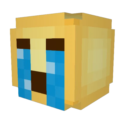 Sidain77 Minecraft avatar head, 3D render