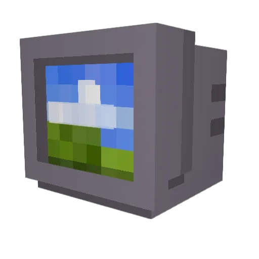 SideFs Minecraft avatar head, 3D render