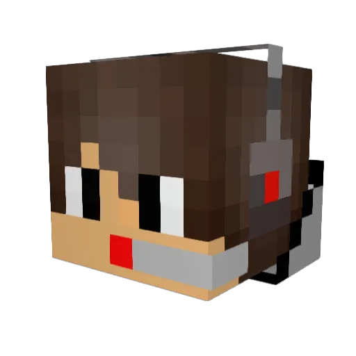 SideIgor Minecraft avatar head, 3D render