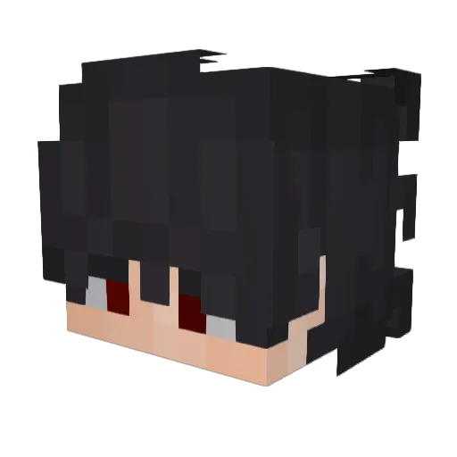 SideKicksoup Minecraft avatar head, 3D render