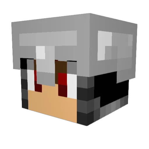 Sideburns182 Minecraft avatar head, 3D render