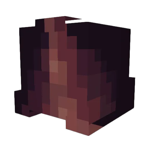 Sidehaze Minecraft avatar head, 3D render