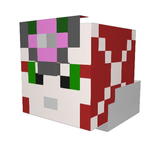 Siderealyear Minecraft avatar head, 3D render