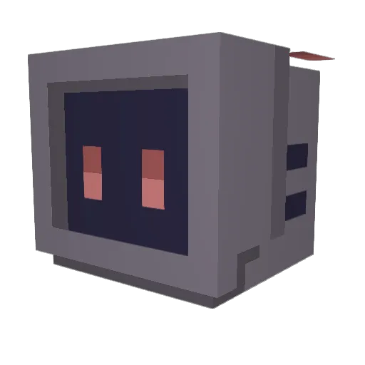 Sideshowg Minecraft avatar head, 3D render
