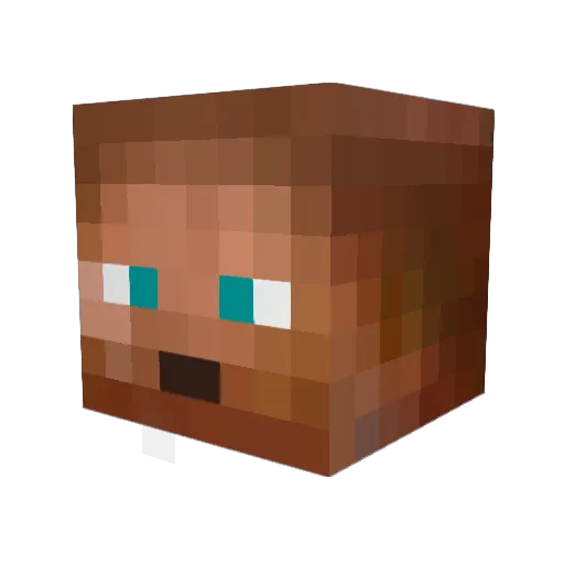 SideswipeAn Minecraft avatar head, 3D render