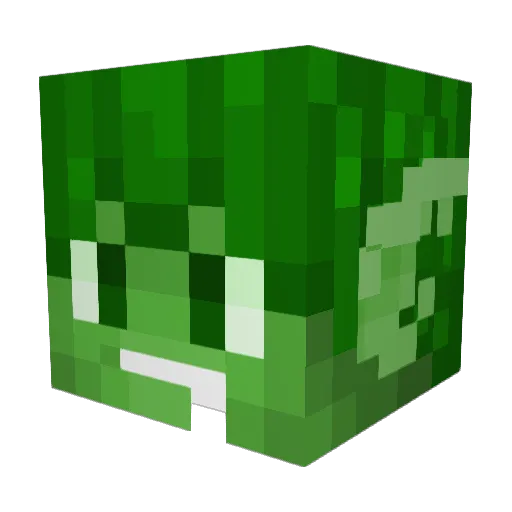 Sidkriken Minecraft avatar head, 3D render