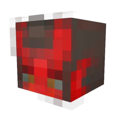 SidratG Minecraft avatar head, 3D render