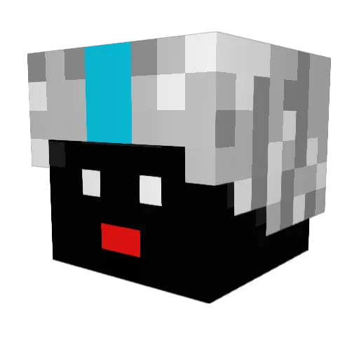 Sieb_ Minecraft avatar head, 3D render